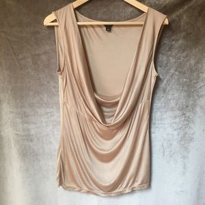 Ann Taylor Silky Blouse Top S